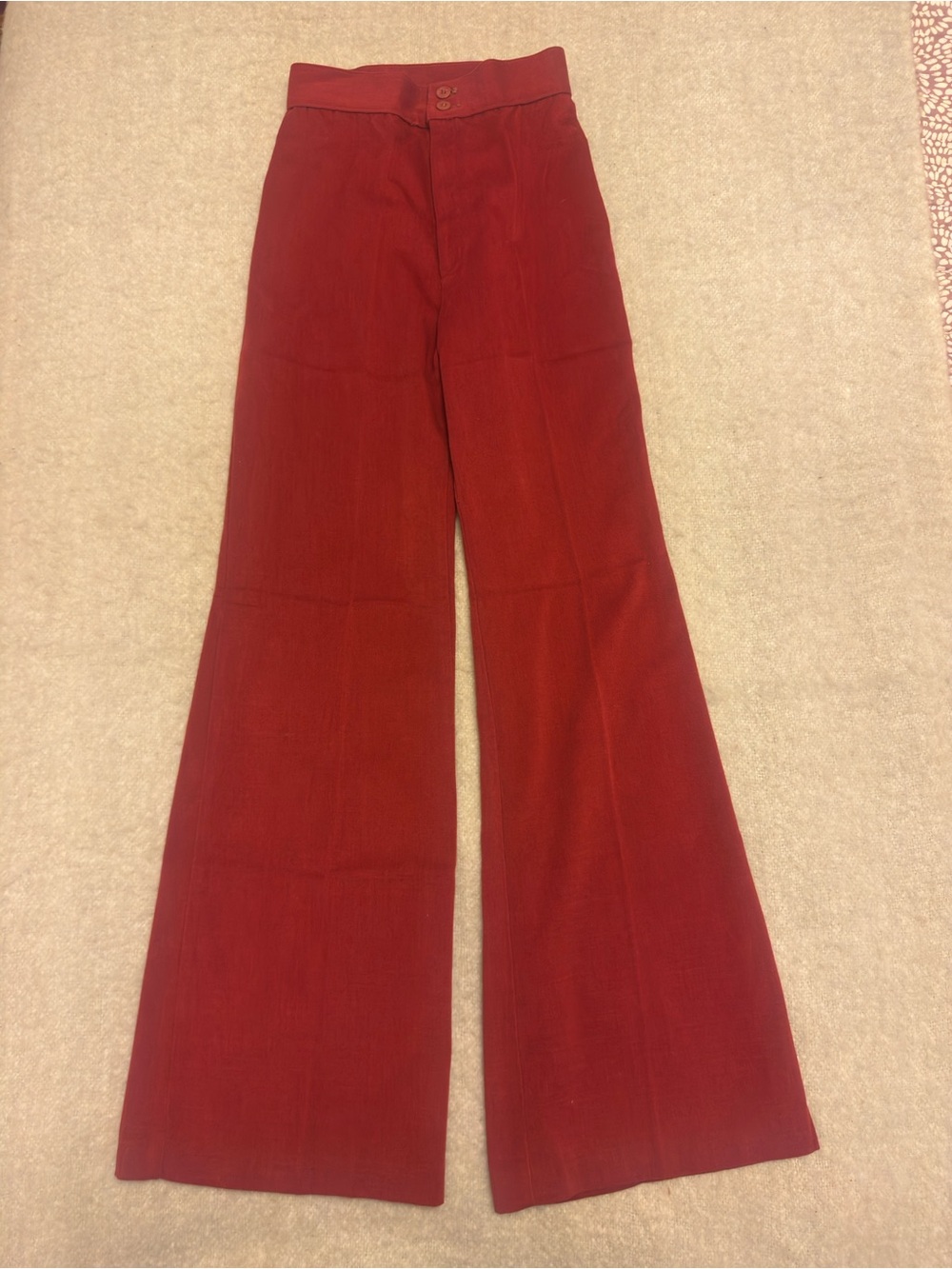 Levi's 70’s Vintage Red Wide-Leg Pants